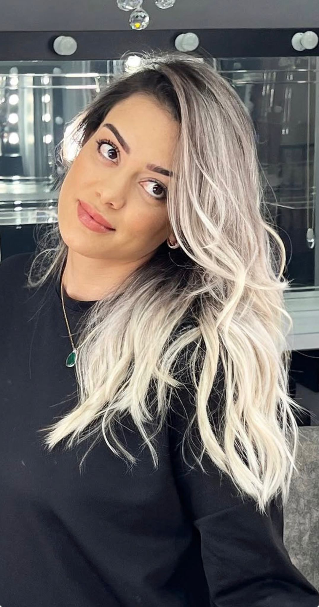 Katlı kesim ve ışıltı uygulaması