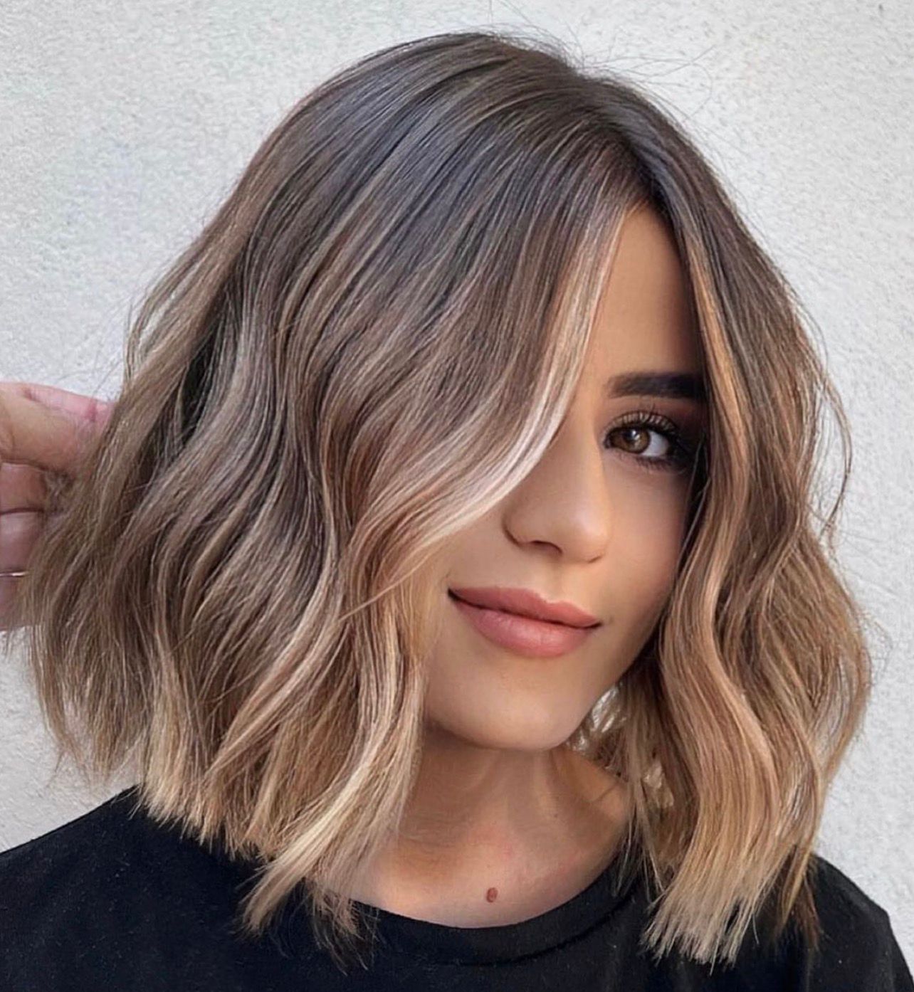 Modern fön ile saç tasarımı